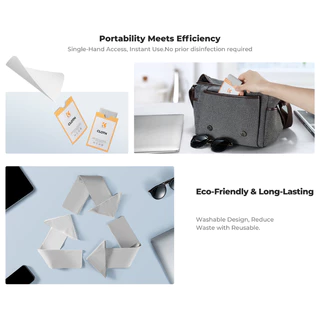 K&F ผ้าเช็ดทำความสะอาด Premium Microfiber Cleaning Cloths