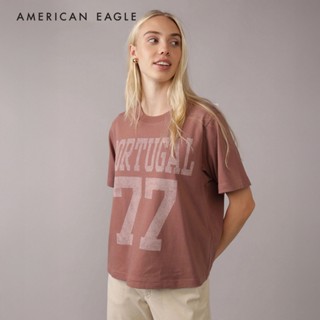 American Eagle Oversized Destination Graphic T-Shirt เสื้อยื…