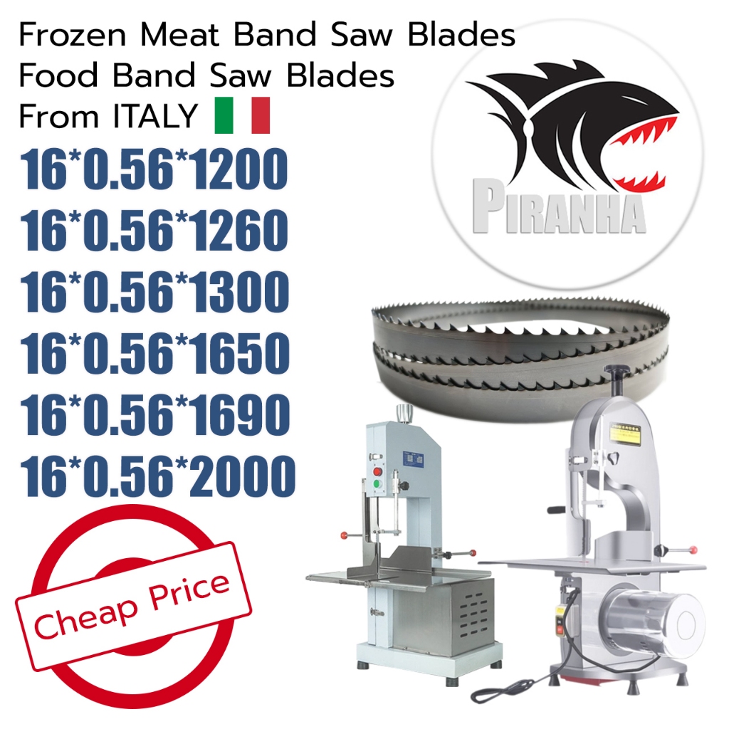 (Ready to ship, welded in Thailand) Meat Saw Blade, Pork, frozen food 16*0.56mm 4T