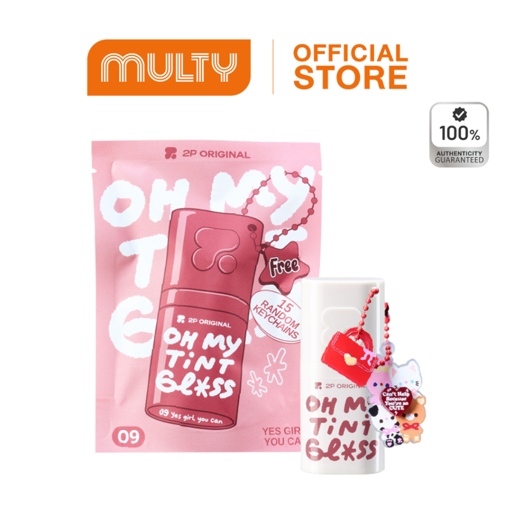 2P Original Oh My Tint Gloss 3 g.ลิปกลอสทิ้นต์อเนื้อฉ่ำวาว
