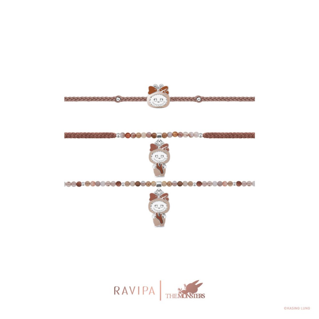 Ravipa | Labubu Baby Wishbone Bracelet - สร้อยข้อมือ
