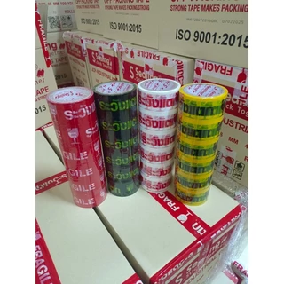 เทปกาวระวังแตก ยกแถว 6 ม้วน ราคาถูก กาวแน่น ส่งตรงจากโรงงาน