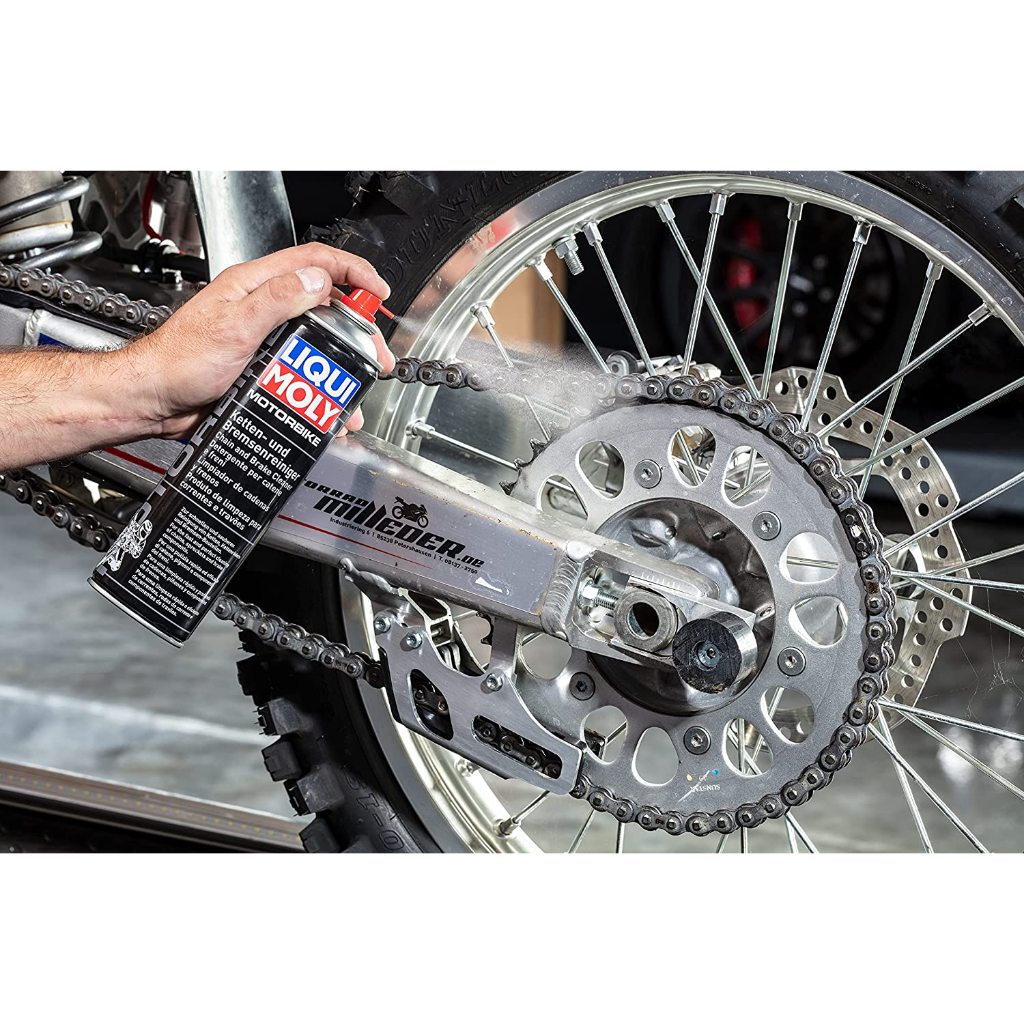 Liqui Moly Motorbike chain and Brake Cleaner สเปรย์ล้างโซ่และเบรกมอเตอร์ไซด์ ขนาด 500 ml แถมฟรี!! สติ๊กเกอร์ - รูปที่ 3