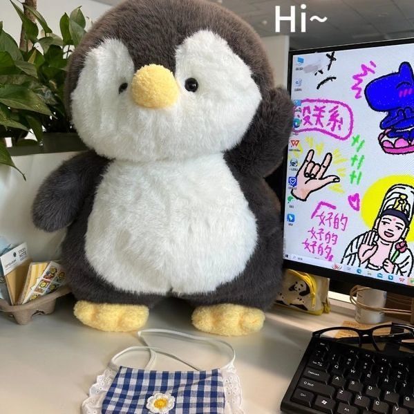 ตุ๊กตาเพนกวินน่ารัก นุ่มปุย เด็กของเล่น ของขวัญ (ประมาณ 35/55 ซม.)