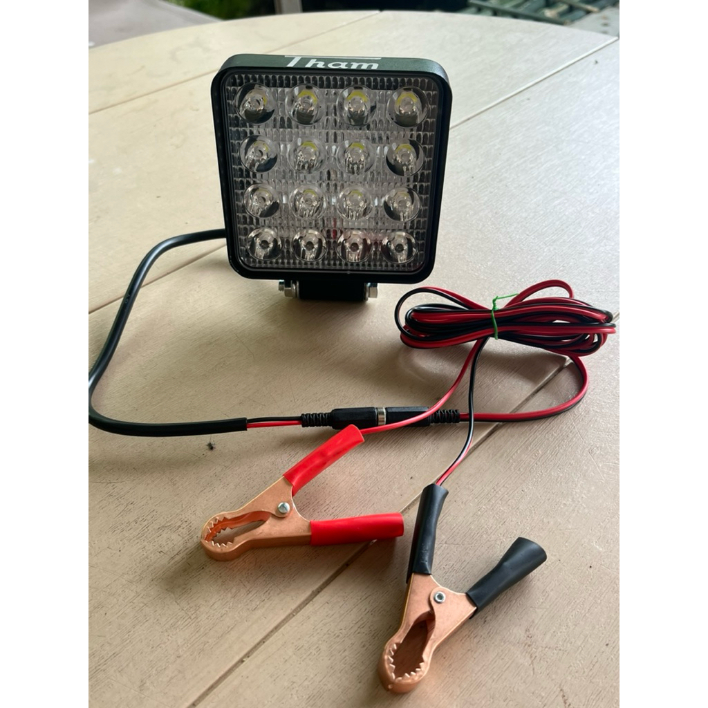 ไฟตกหมึกมาใหม่ LED48w/12-48v ไฟตกหมึกสีเขียวสีแดง ใช้กับแบตเตอรี่12-24v