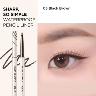 CLIO SHARP SO SIMPLE WATERPROOF PENCIL LINER อายไลเนอร์ดินสอ