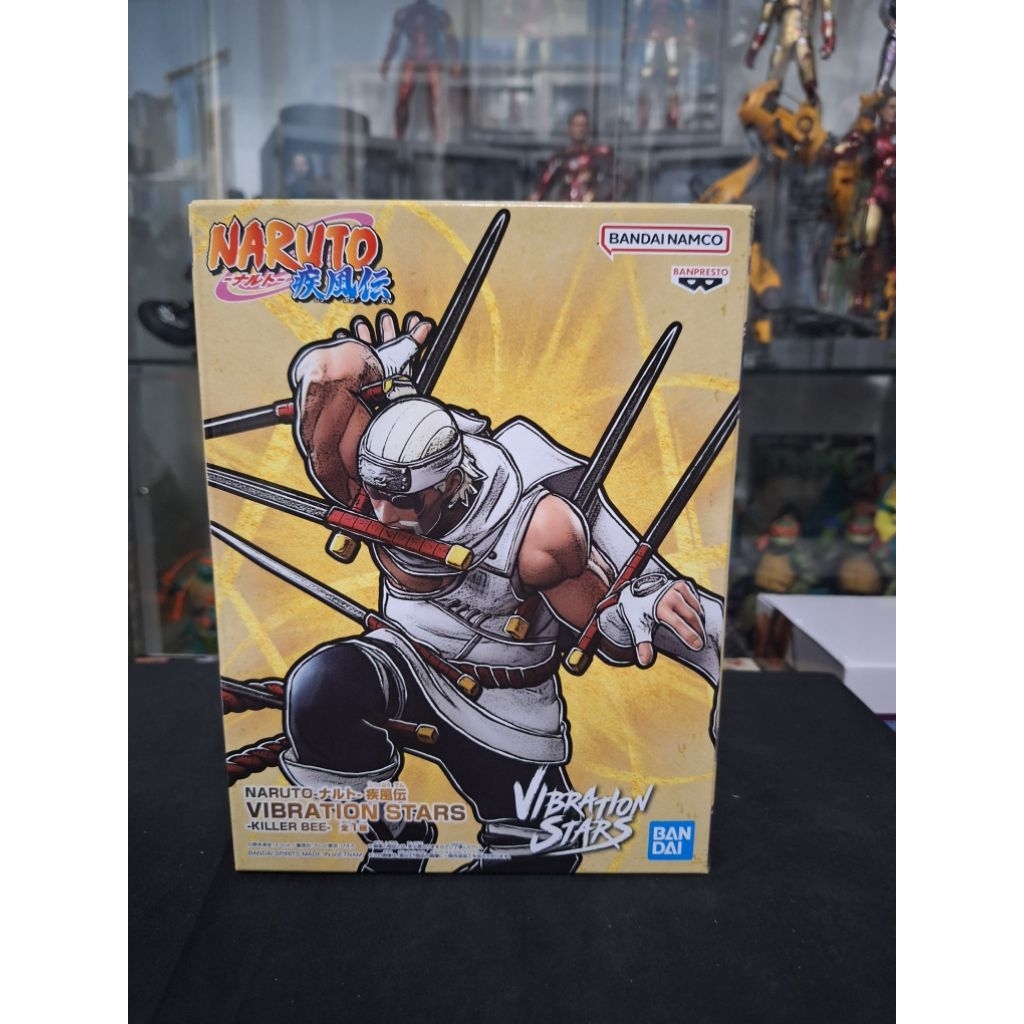 (พร้อมส่ง)NARUTO VIBRATION STARS KILLER BEE BANPRESTO Figureมือ 1 Lot🇯🇵