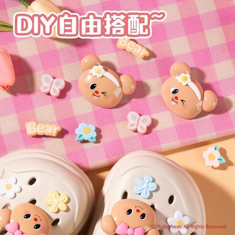 [พร้อมส่ง] Butterbear x Deli 🐻 ตุ๊กตาติดรองเท้า น้องหมีเนย