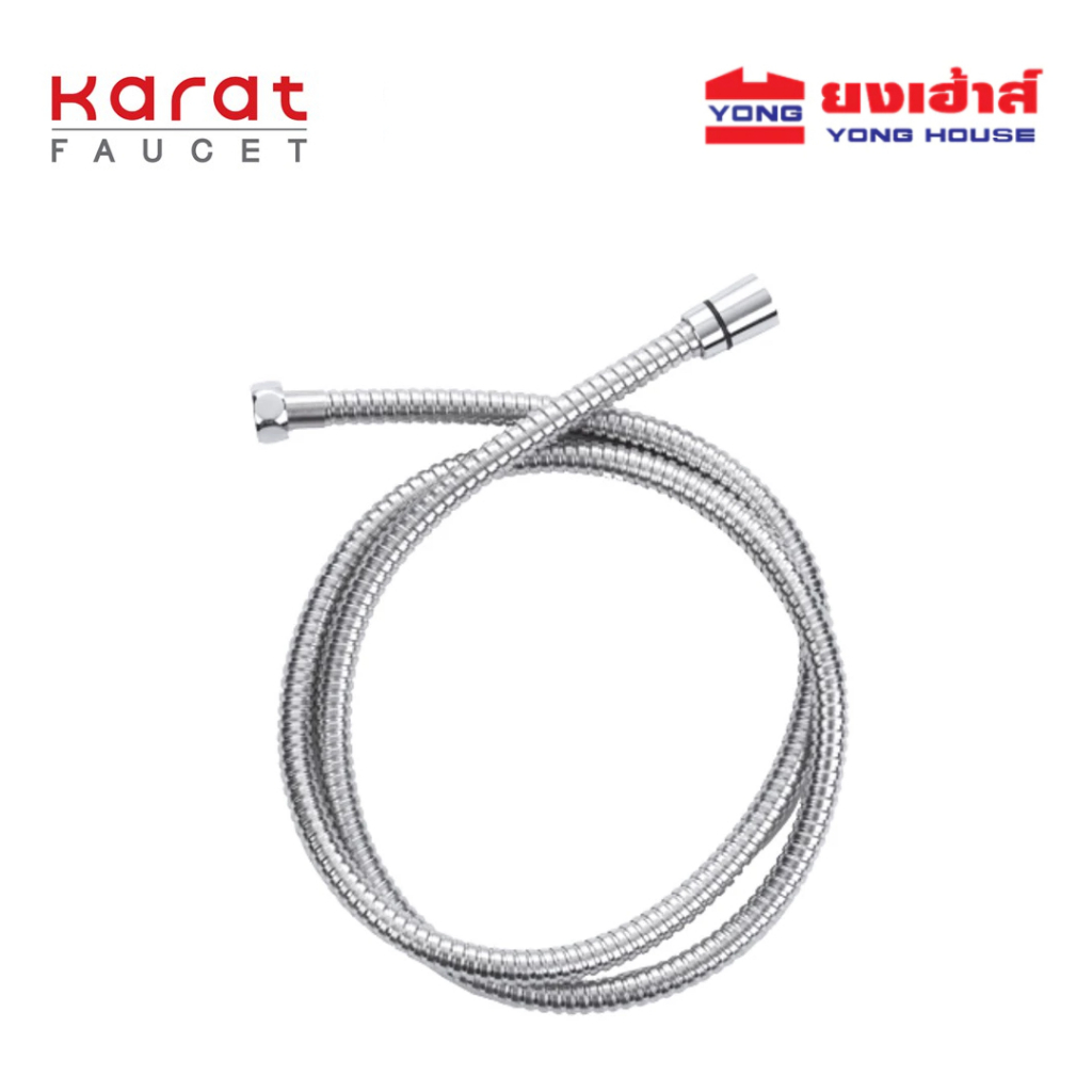 Karat Faucet สายของหัวฉีดชำระ รุ่น KA-04-307-50 สีโครเมี่ยม สแตนเลส 304 ยาว 120 ซม.