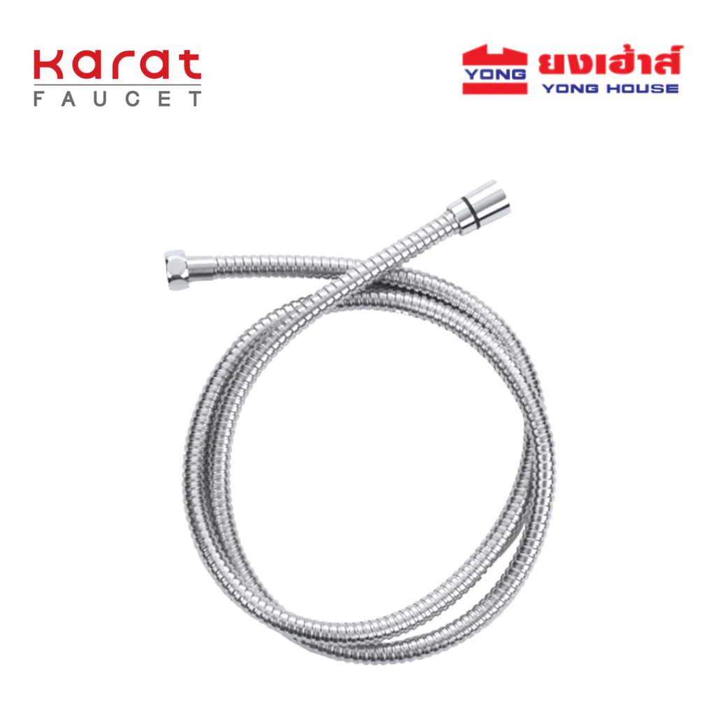Karat Faucet สายฝักบัว รุ่น KA-06-921-50 สีโครเมี่ยม สแตนเลส 304 ยาว 150 ซม. (หมุนได้ 360 องศา)