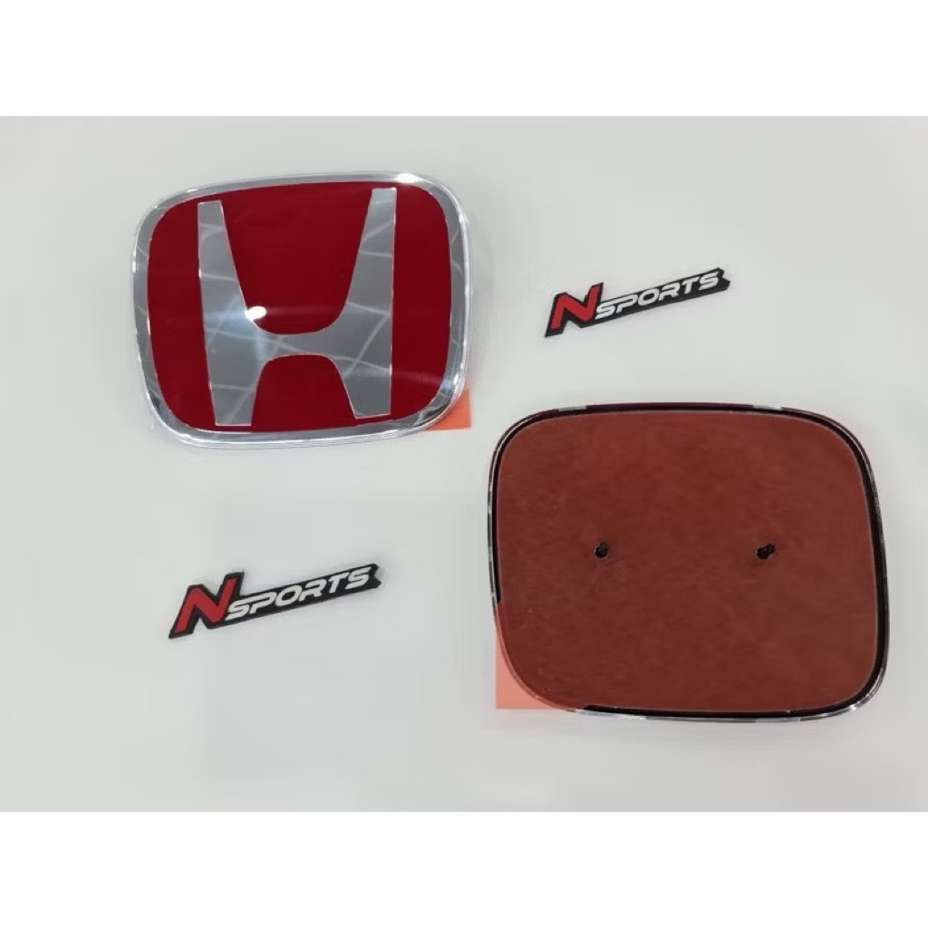 ฮอนด้าโลโก้ H แดง แท้จากญี่ปุ่น75700-snw003