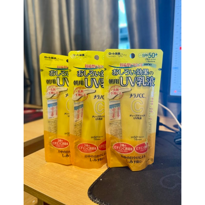 Melano CC ครีมกันแดด SPF50+ PA++++