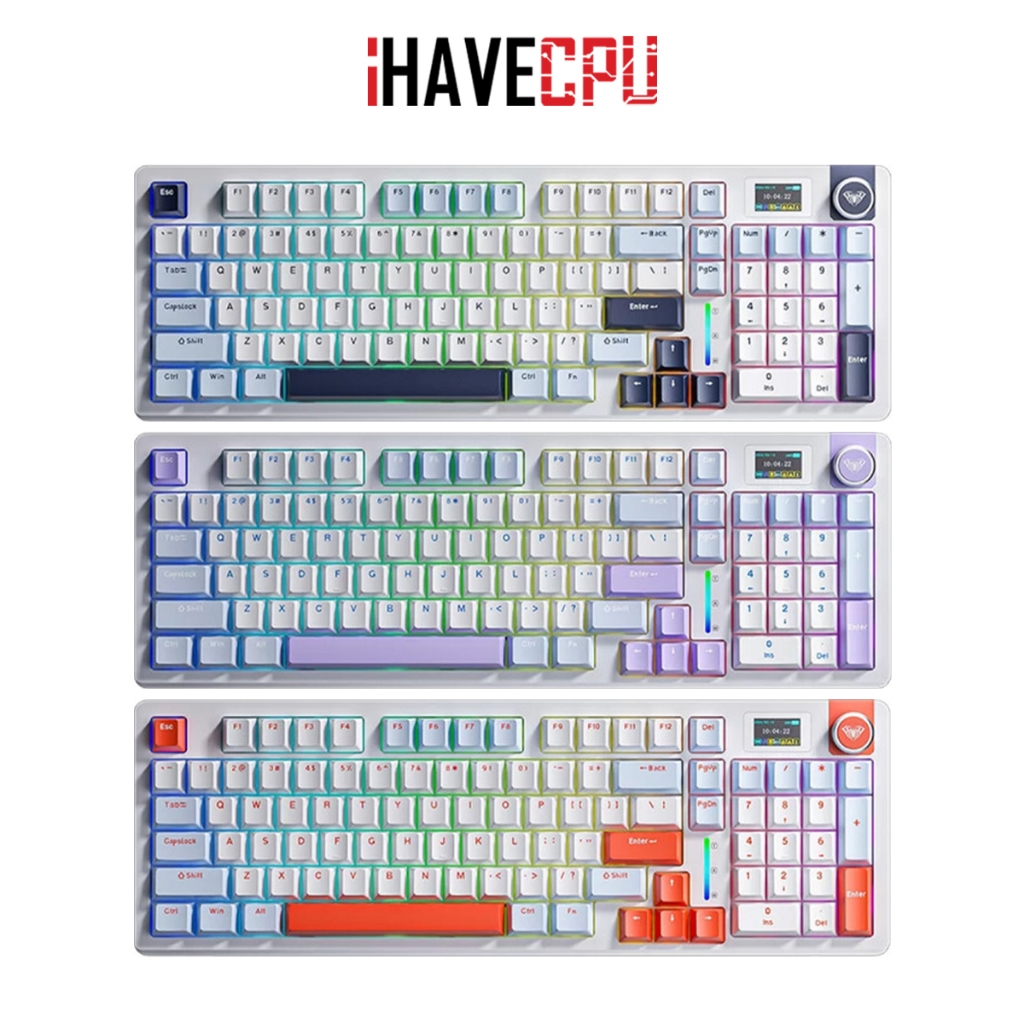 iHAVECPU KEYBOARD (คีย์บอร์ด) AULA S98PRO (EN/TH)