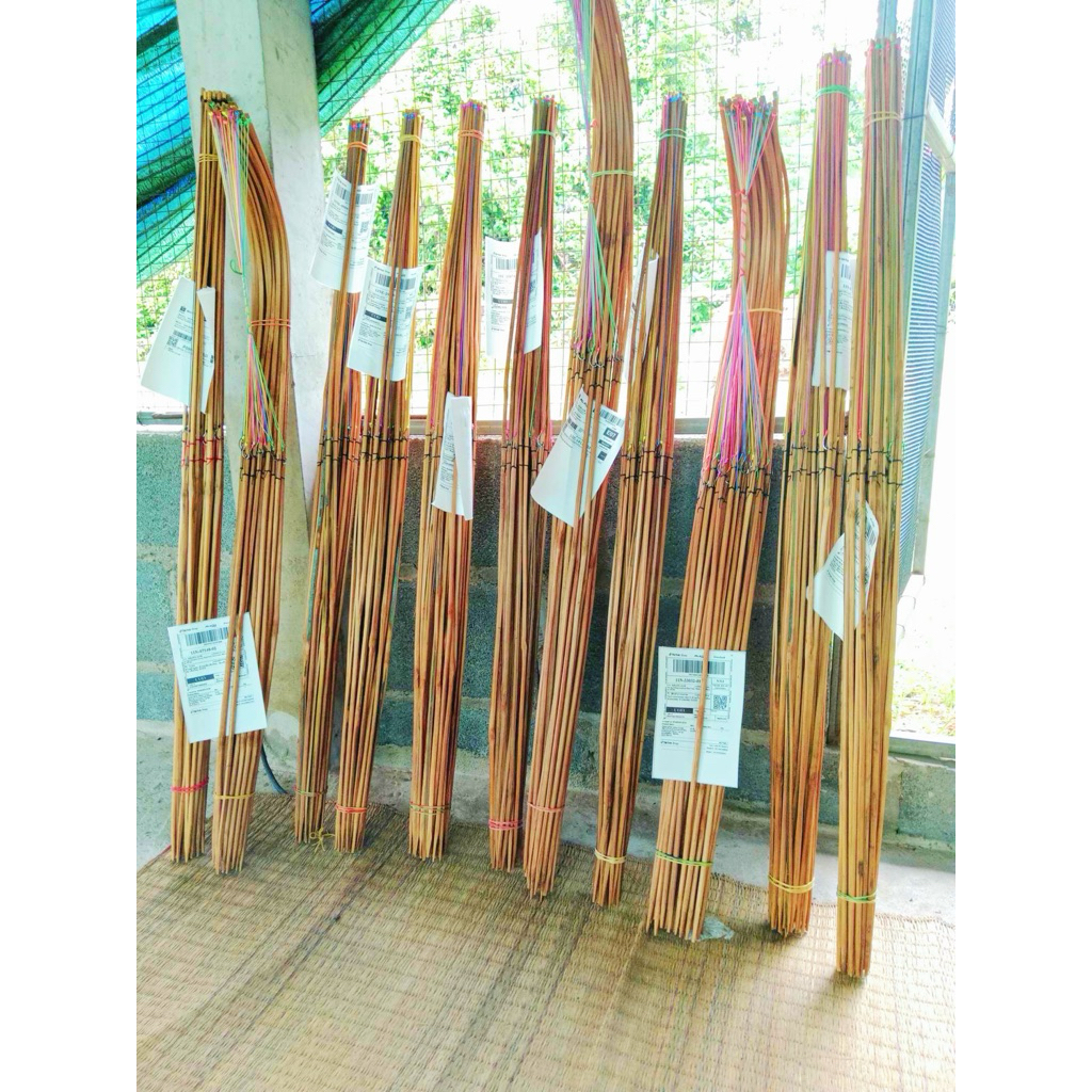 เบ็ดคันไม้ไผ่ 120cm สายpe เบ็ด#16