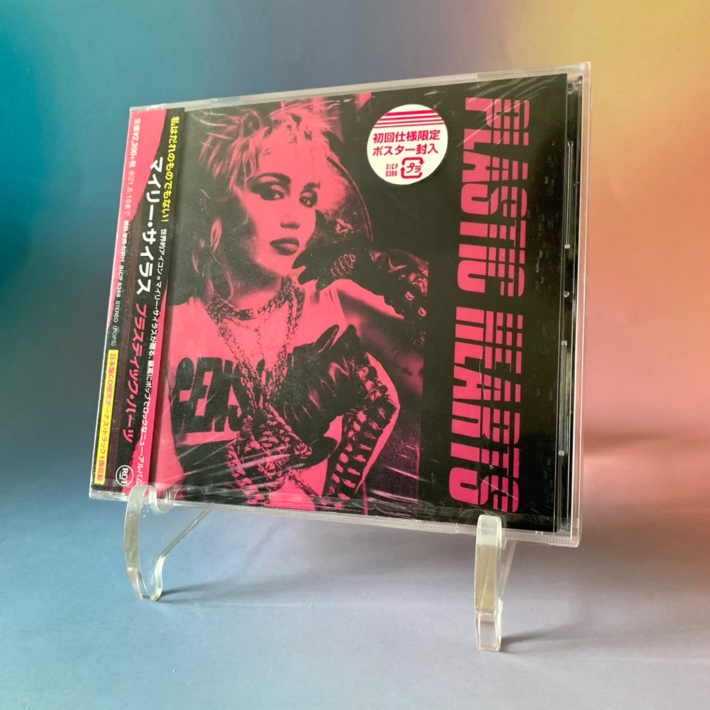 🛒 (พร้อมส่ง) CD ซีดีเพลง/ซีลปิดใหม่: Miley Cyrus — Plastic Hearts (Japan Bonus Tracks) [Japan] x Dua