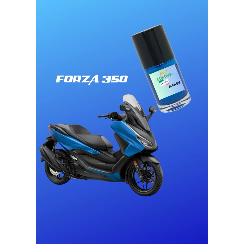 สีแต้มรถสีน้ำเงินForza350