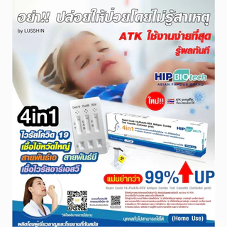 ชุดตรวจไข้หวัดใหญ่ flu A / flu B RSV โควิด แม่นยำสูง ส่งไว [1กล่อง]