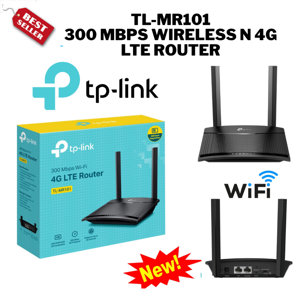 🔥ขายดีส่งไว🔥TL-MR101 300 Mbps Wireless N 4G LTE Router