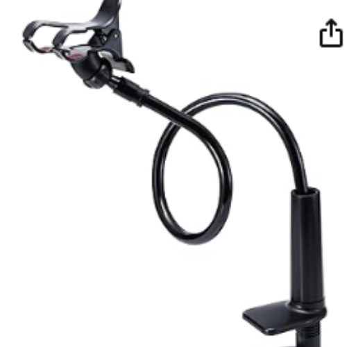 Made in JAPAN ELECOM Smartphone stand, arm type  , total length 80cm, bends freely  (for 4.6~6.9 inc