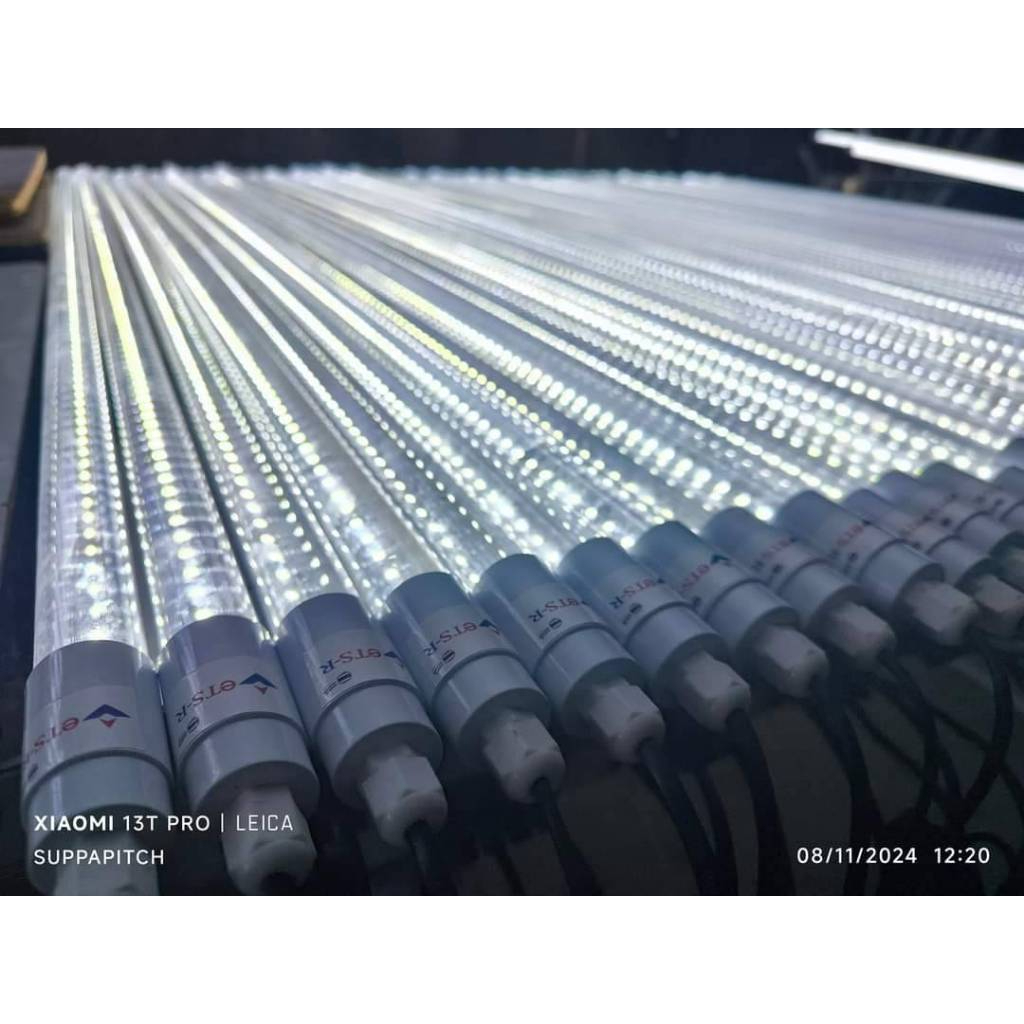 60, 90, 120, 150, 180cm T8 หลอดใส หลอดไฟตู้แช่ T8 สาย VKF ต่อไฟบ้าน AC220V IP65 รับประกัน 1 ปี ผลิตในประเทศไทย - รูปที่ 5