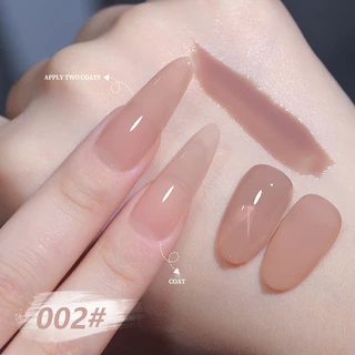 Nawoelite สีทาเล็บ เจลทาเล็บ ติดเล็บ เจลทาเล็บสีเนื้อสุขภาพ 6เฉดสีเนื้อ เนื้อเจลสุขภาพ ฟอกด้วย UV/LED เนื้อบางเบา