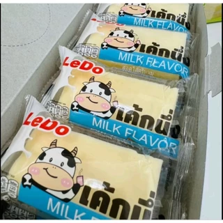 🎂🎂เค้กนึ่งLoDoไส้ครีมนม/ครีมใบเตย/ครีมมะพร้าว/ครีมเผือก เนื้อเค้กฟูนุ่มอร่อยมาก 1 กล่องมี 12 ชิ้น