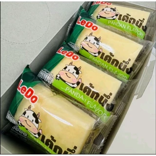 🎂🎂เค้กนึ่งLoDoไส้ครีมนม/ครีมใบเตย/ครีมมะพร้าว/ครีมเผือก เนื้อเค้กฟูนุ่มอร่อยมาก 1 กล่องมี 12 ชิ้น