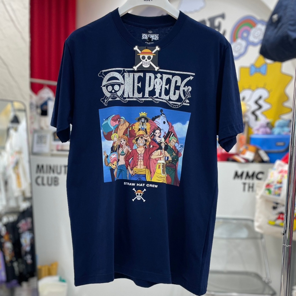 Power 7 Shop เสื้อยืดการ์ตูน ลาย วันพีช ลิขสิทธ์แท้ One Piece T-shirts (KOPX-012 สีกรม) — صورة 7