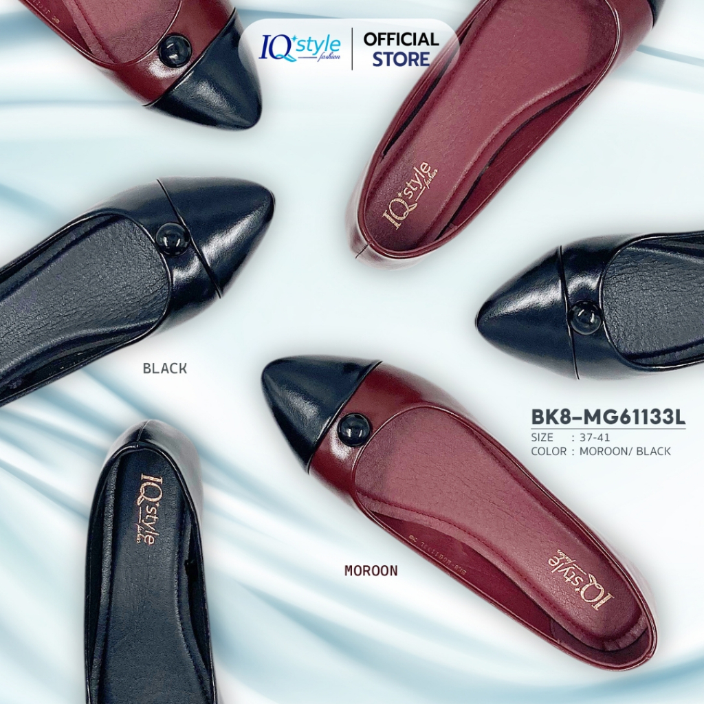 IQ STYLE รองเท้าคัทชูผู้หญิง (Fashion) รหัสBK8-MG61133L