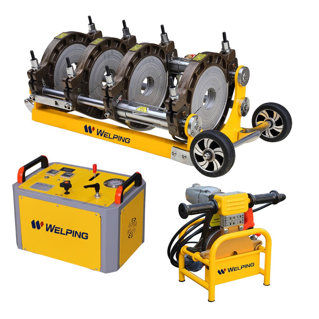 เครื่องเชื่อมท่อ HDPE ท่อPE Welping รุ่น WP250A ขนาดที่เชื่อม 63mm - 250mm
