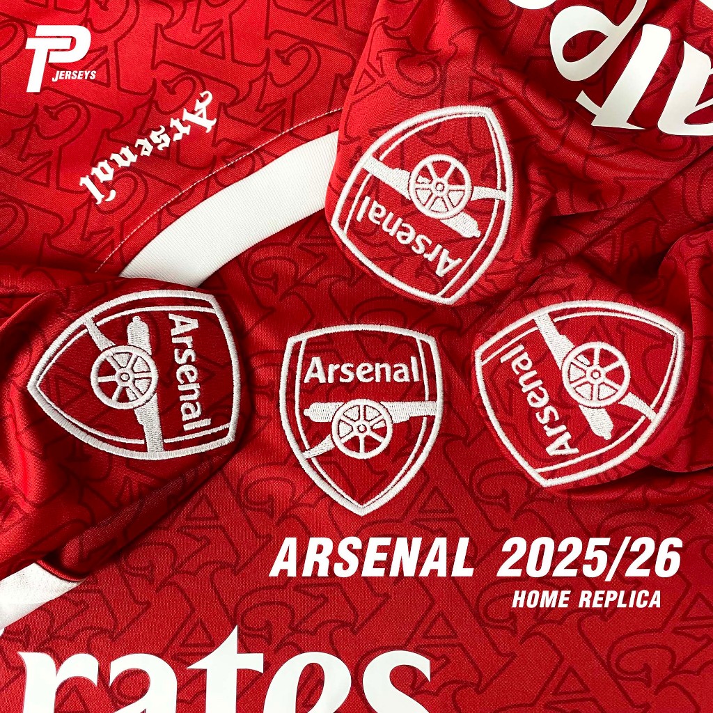 เสื้อฟุตบอล Arsenal 2025/26 Home เสื้ออาร์เซนอล ของแท้