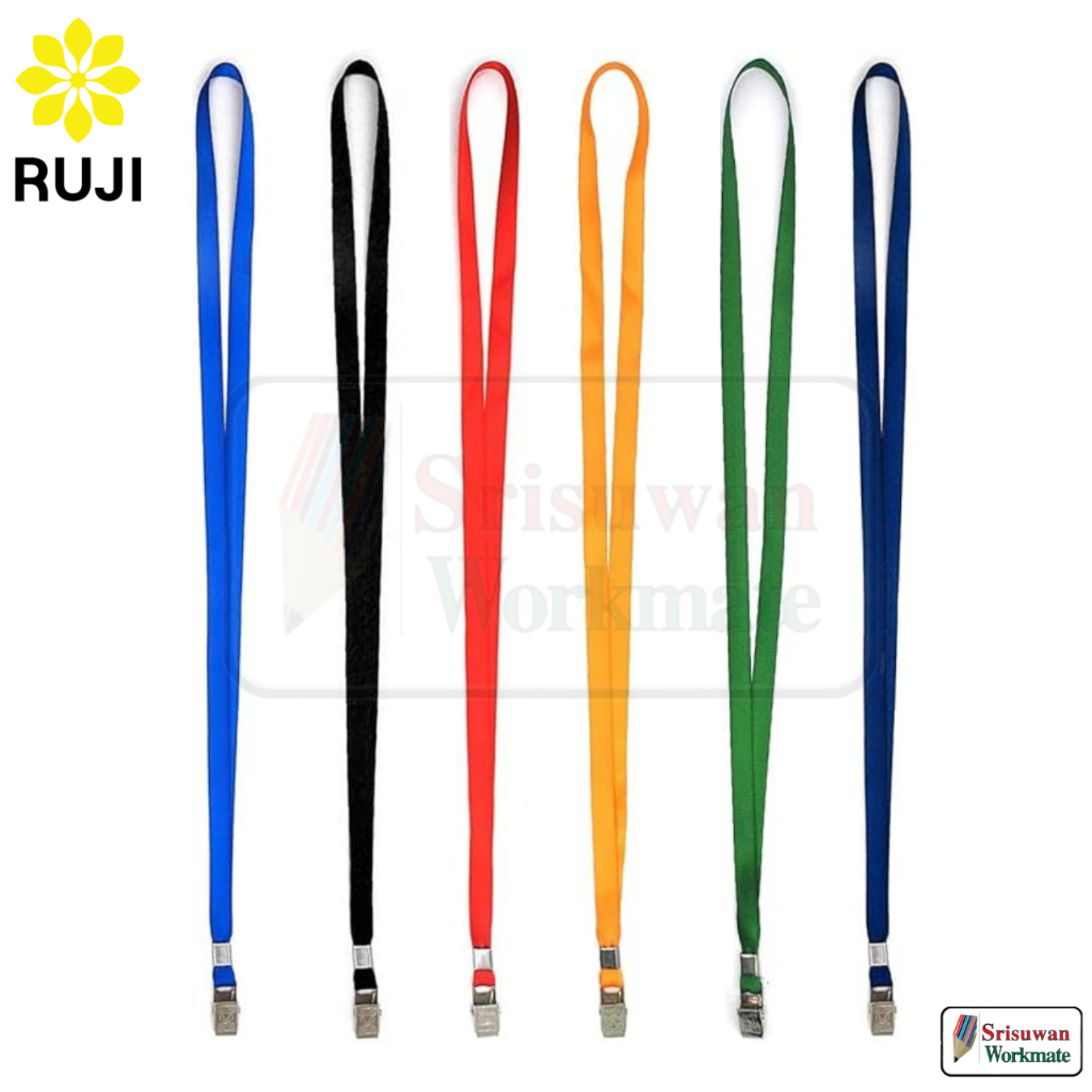 แบ่งขาย 1 เส้น สายคล้องบัตร สายห้อยป้ายชื่อ สายคล้องคอ RUJI