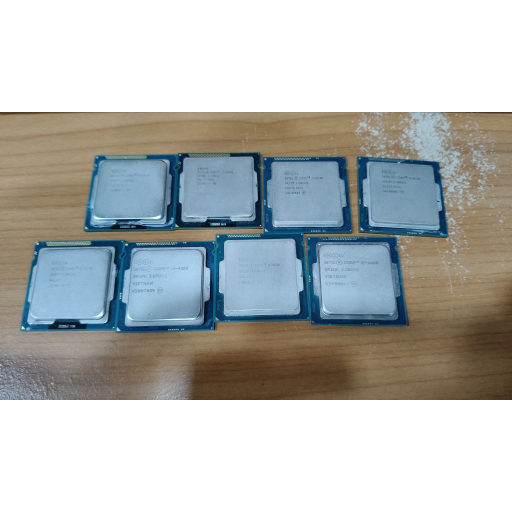 CPU intel ส่งในไทย i5 3470 - i5 4460 - i3 4160 - i5 2400 แถมซิลิโคน ของมีพร้อมส่ง ในไทย!!
