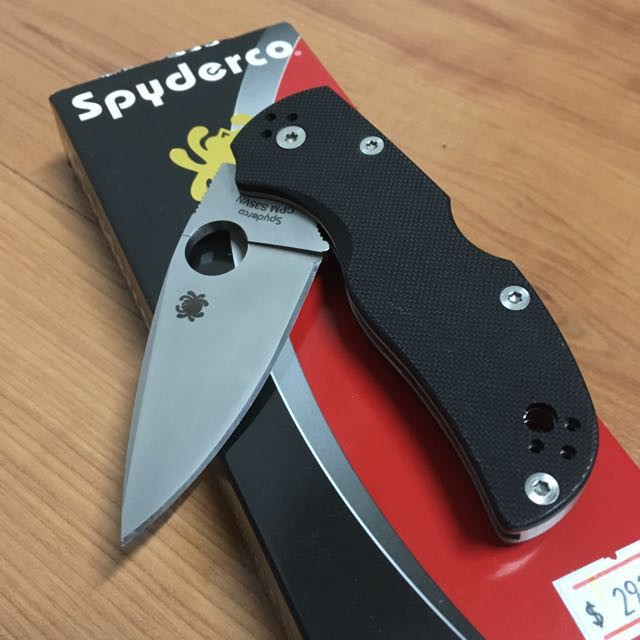มีดแคมป์ Spyderco Native 5 CPM mark S35VN ใบ 3" ด้าม G10 มีดเดินป่า EDC