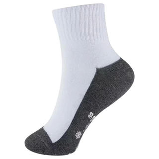 ร้านไทย ส่งไวมาก Socksy (แพ็คสุดคุ้ม 12 คู่)ถุงเท้านักเรียนข้อกลาง ขาวพื้นเทา-กันลื่นลายการ์ตูน รุ่นหนาพิเศษ ✅