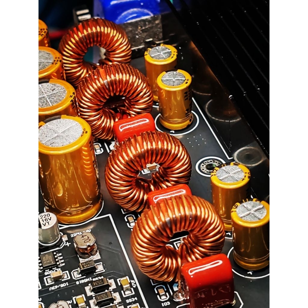 บอร์ดขยายเสียงสเตอริโอดิจิทัล HIFI Dual Core TPA3255 2 ช่อง 600W+600W Class D TL072 OP AMP 19V-52V