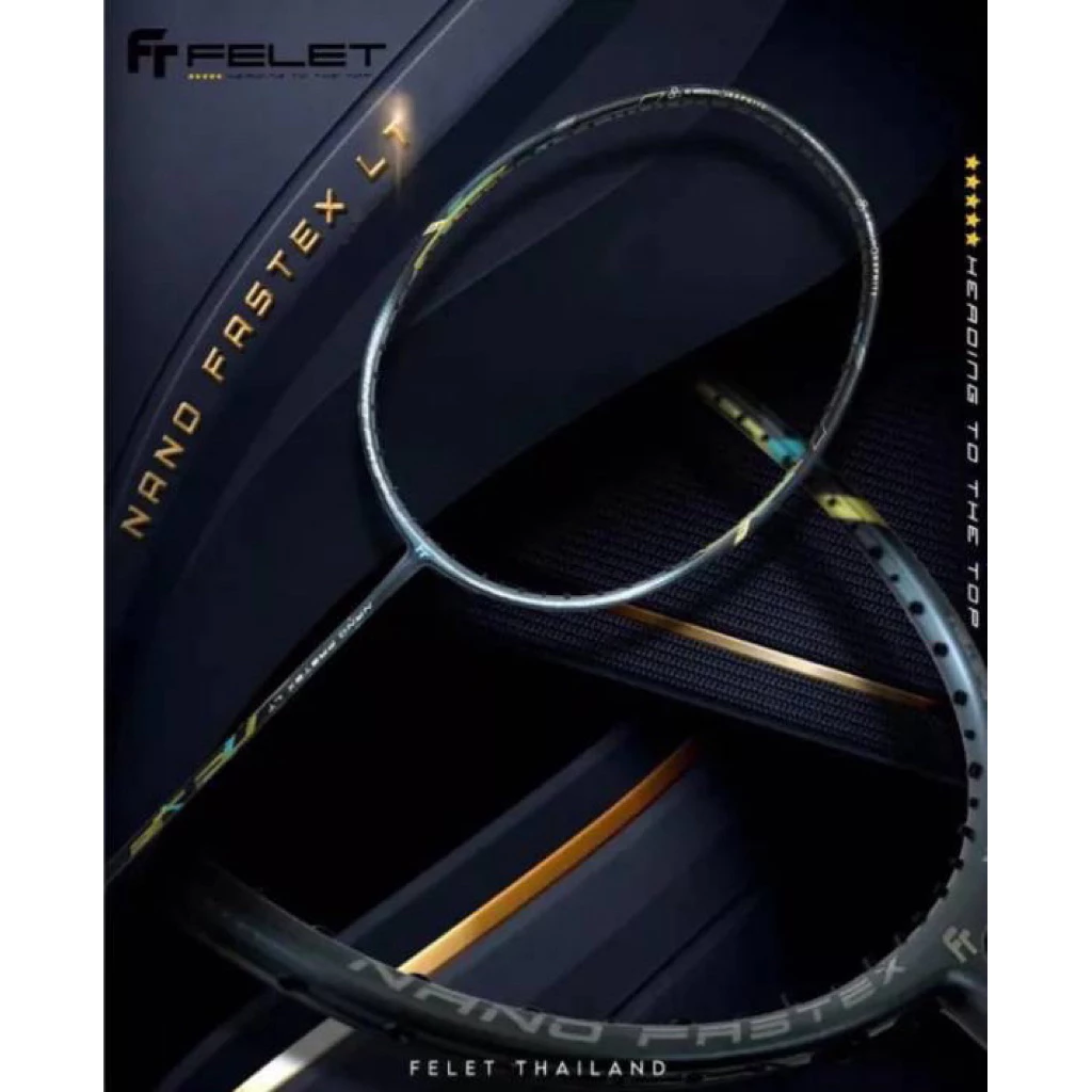Felet Nano fastex lt ไม้แบดมินตันรุ่นยอดฮิต แถมเอ็น felet VB66-NANO+กริป+ซอง+ประกันศูนย์ไทย3เดือน