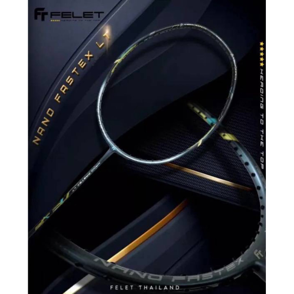 Felet Nano fastex lt ไม้แบดมินตันรุ่นยอดฮิต แถมเอ็น felet VB66-NANO+กริป+ซอง+ประกันศูนย์ไทย3เดือน