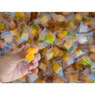 เยลลี่ ลูกเต๋า มะม่วง อร่อย หนึบ หอม หวานกำลังดี นุ่มหนึบ เคี้ยวเพลิน เกินห้ามใจ