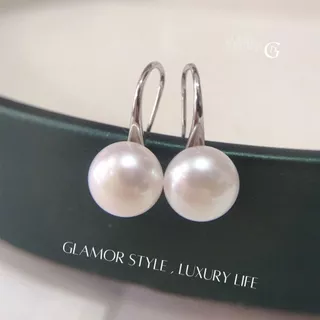 GLAMOR✨ต่างหูเงินแท้ Orb & Curve ต่างหูไข่มุก ดีไซน์เรียบหรู เงินแท้925 ใส่ออกงาน