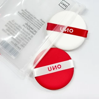 UNO เซตพัฟแป้งและคุชชั่นทรงกลม 2 ชิ้น รุ่น 29