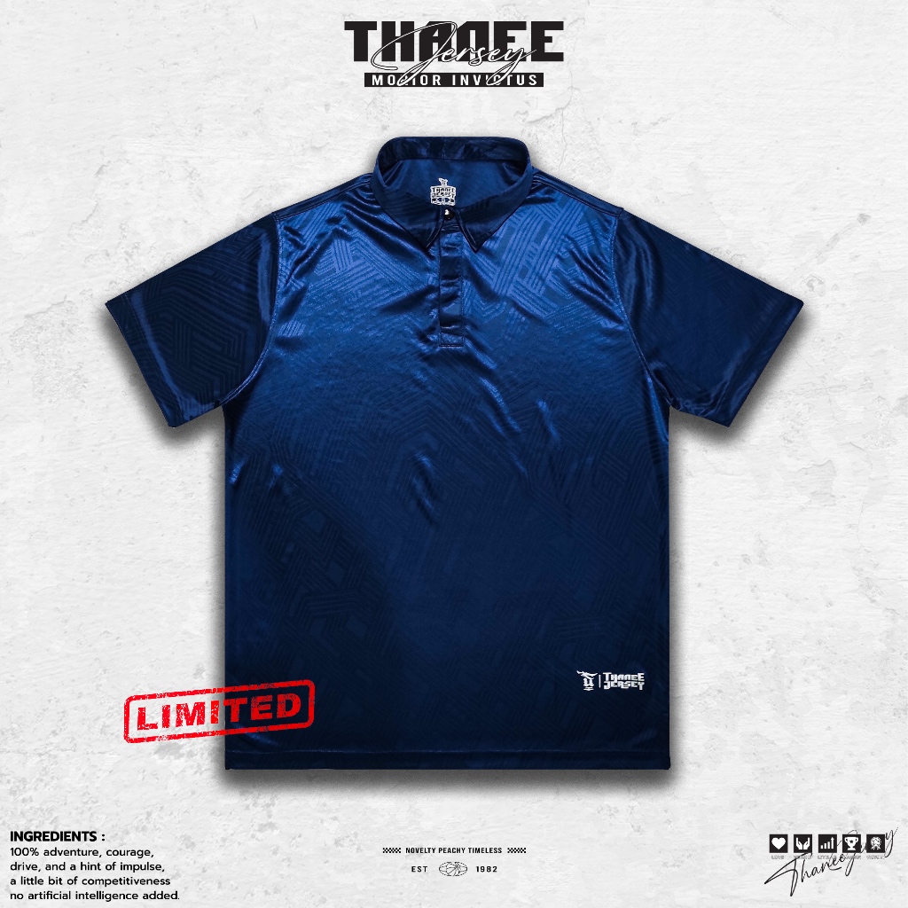 เสื้อแขนสั้น POLO ORCHID BLUE สไตล์คลาสสิก คอปก มีถึงไซส์ใหญ่ 6XL