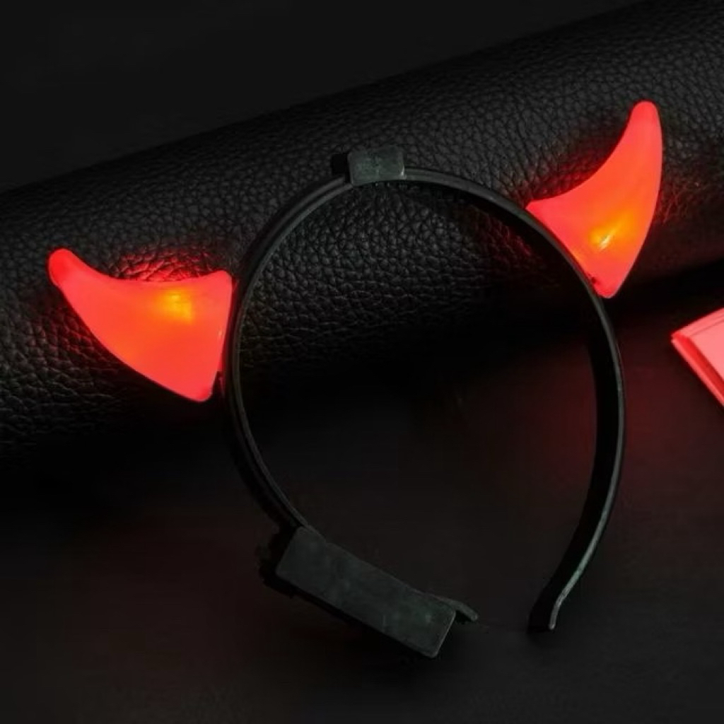 ที่คาดผมฮาโลวีน เขาเดวิล แบบมีไฟ LED ที่คาดผมBABYMONSTER #พร้อมส่งในไทย ❤️ #babymonster – โปรปัง