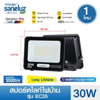 Saneluz 1 โคม สปอร์ตไลท์ไฟบ้าน LED 30W AC220V แสงสีขาว Dayli…