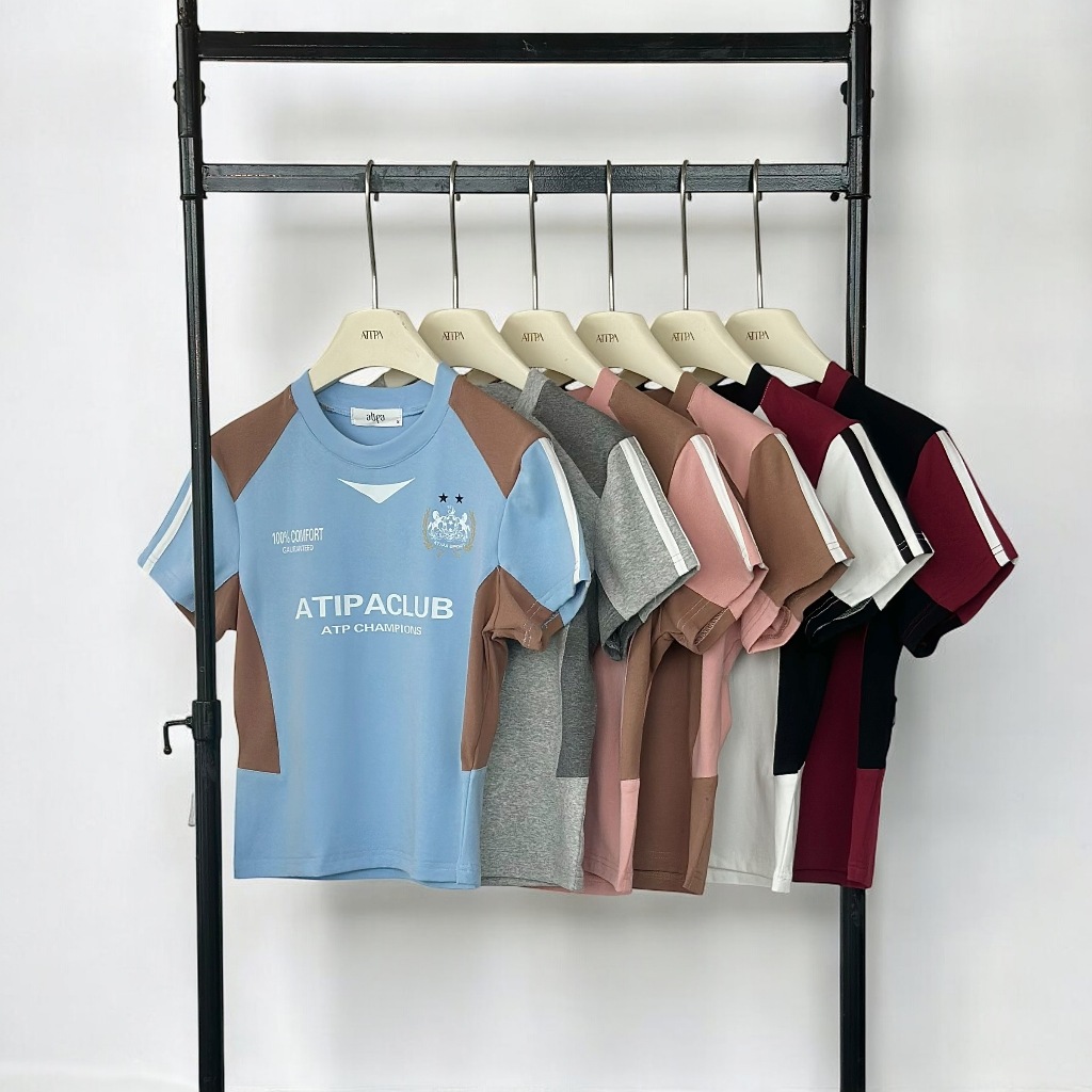 Atipashop - ATIPA VICTORY TOP เสื้อยืด แขนสั้น คอกลม สกรีนลาย ผ้ายืดนุ่มเด้ง ใส่สบาย - รูปที่ 3