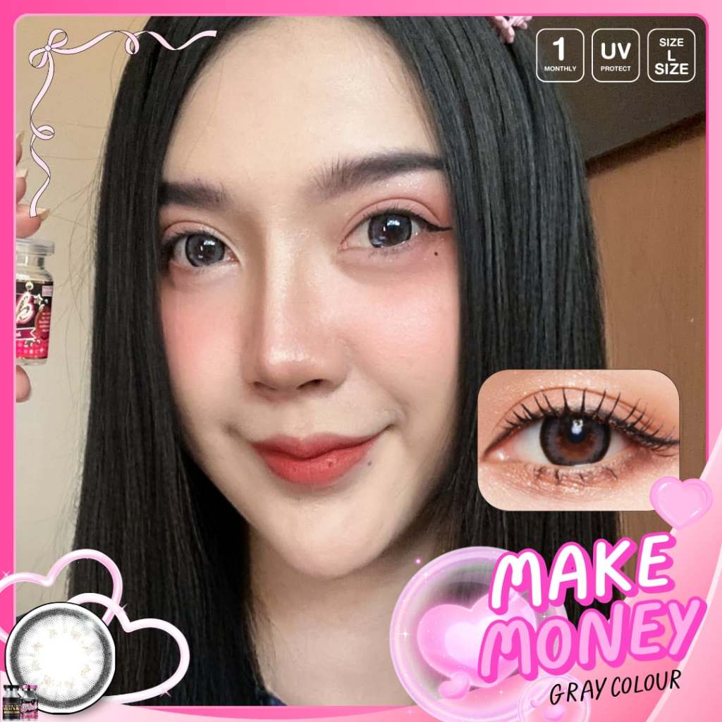 คอนแทคเลนส์ ✨ขนาดบิ๊กอาย ✨Make Money (Wink)