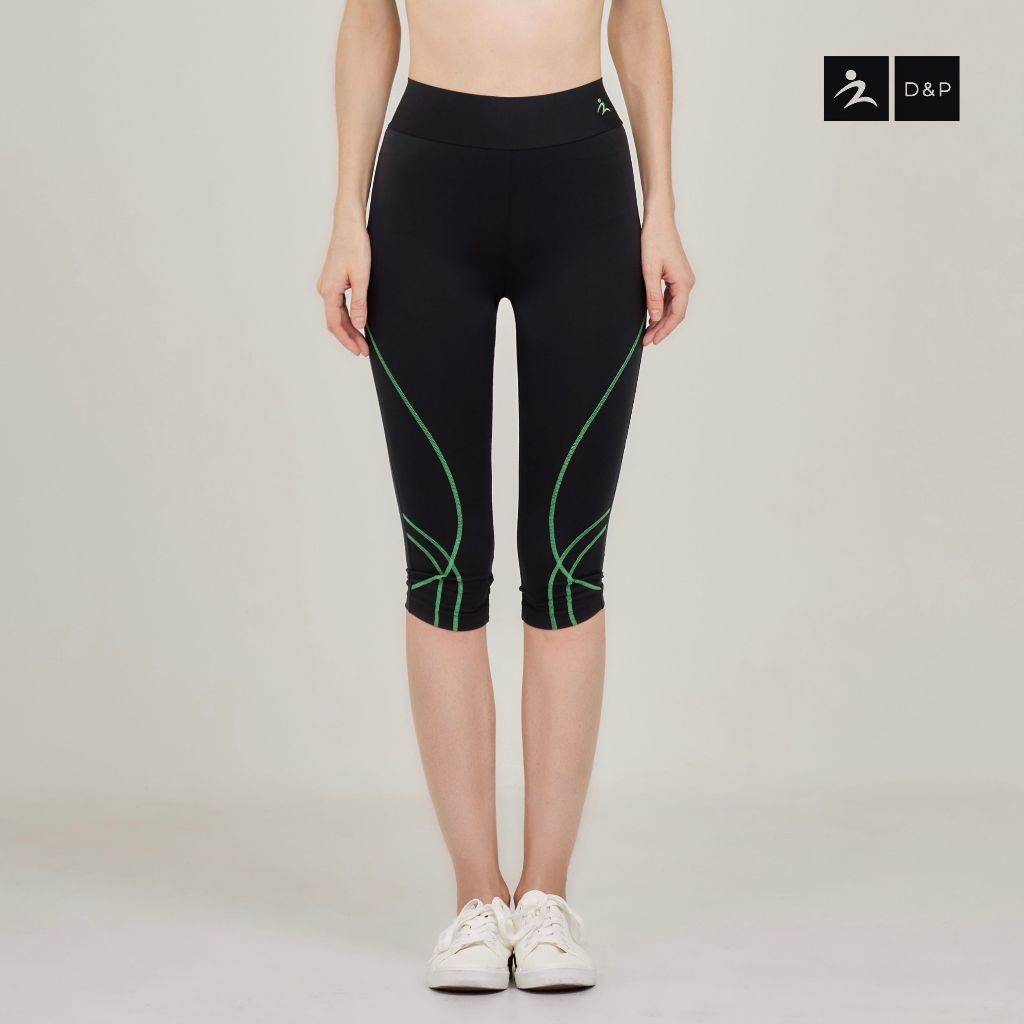D&P Sport Leggings | Clearance | D-2501 กางเกงเลกกิ้ง 4 ส่วน กระชับกล้ามเนื้อ ยกสะโพก