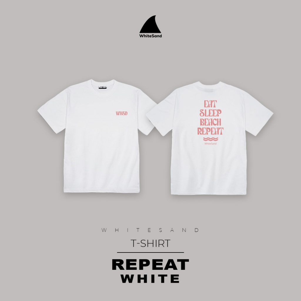 WhiteSand T-Shirt | เสื้อยืดแขนสั้น ลาย Repeat