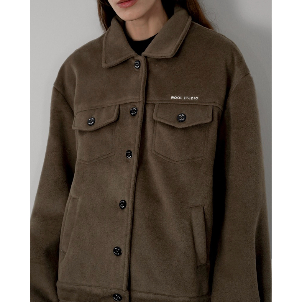 WACAY x WOOL - ANDI JACKET โค้ท วูล ดีไซน์ classic ปัก Wool Studio