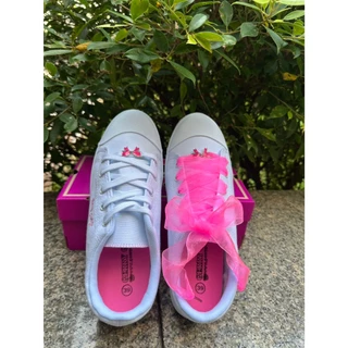 Gerry Gang รองเท้าผ้าใบนักเรียน รุ่น G-6889 ผ้าใบขาว 35 - 40 พร้อมส่ง